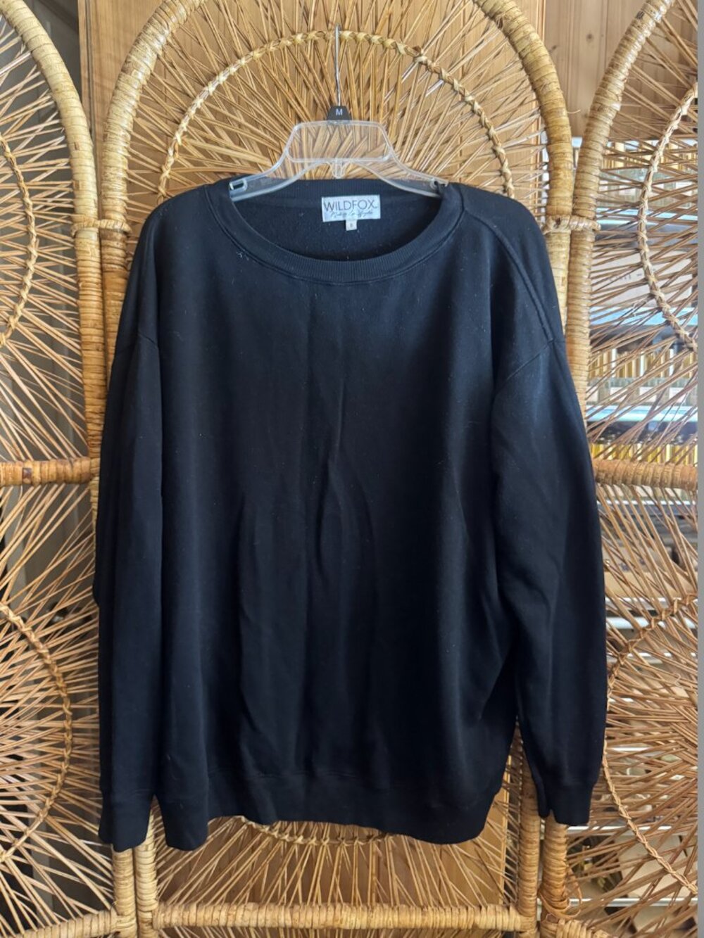 Wildfox Couture Roadtrip Sweater | Jet Black | Small